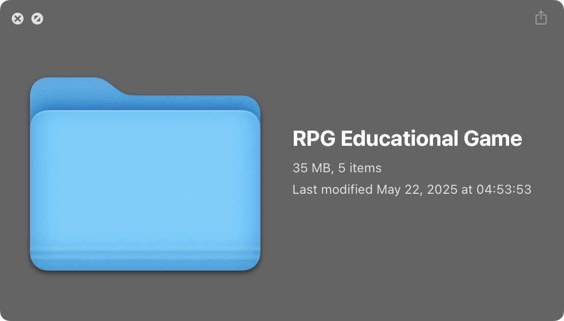 Advanced ABA Educational Game Game Technical Preview Build Size